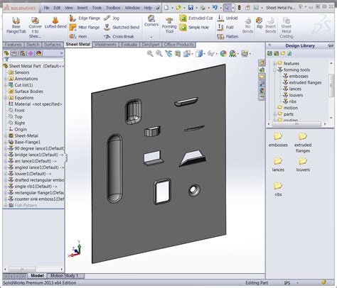 add sheet metal tool to solidworks|SolidWorks create sheet metal part.